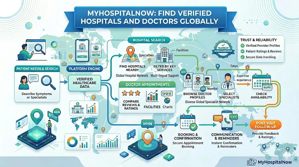 MyHospitalNow: Find Verified Hospitals and Doctors Globally